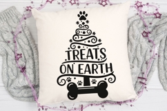 Treats On Earth Svg, Christmas Dog Svg, Holiday Treats Svg. Product Image 5