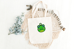 Cute Frog Keychain Embroidery Design Product Image 5
