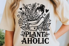 Plantaholic Svg, Plant Lover Svg, Funny Gardener Svg. Product Image 5