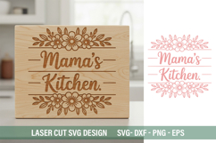 Mama's kitchen SVG - Laser Cut Design Product Image 2