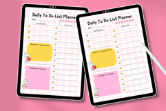 Cute To-Do List Planner Template Editable Canva To Do List, Product Image 4
