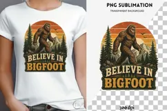 Big foot png design for T-shirts Product Image 4