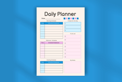 Minimalist Daily Planner Canva Template | Aesthetic Daily Product Image 3