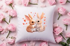 Valentines Day Animal Couple Sublimation, Christmas Clipart Product Image 4