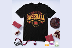 Baseball Mascot SVG PNG EPS | Custom Team Name &amp; Number Product Image 4