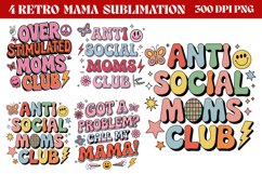 Retro Mama Sublimation png Product Image 1