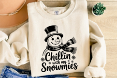 Chillin with my Snowmies Svg | Christmas svg | Shirt Svg Product Image 4