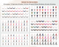 Boudoir Lingerie Clipart Portrait Creator Product Image 4