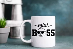 Mini boss svg, Mama and Mini SVG, Mom Life svg, Mother's D Product Image 3