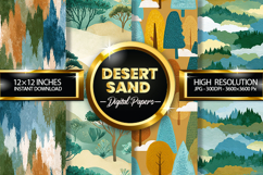 Desert Sand Digital Papers - 04 variations Product Image 1