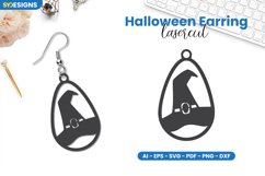 Halloween Earring Lasercut Product Image 1