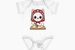 Babushka Cat Pierogi Vector file Product Image 5