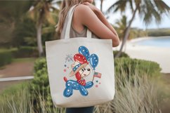Balloon Dog USA Fourth of July PNG Sublimation Design Product Image 4