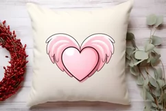 Sweet Pugs Valentine Clipart, Valentines PNG Product Image 4