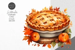 Thanksgiving clipart, Pie clipart, Autumn clipart Product Image 1