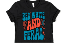 Red White and Feral svg | Svg Files for Cricut | Shirt Svg Product Image 3