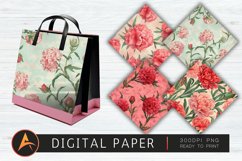 Carnation digital paper Product Image 1