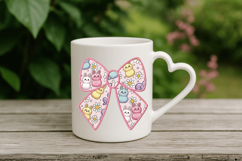 Easter Day Bow PNG Sublimation | Happy Easter Day PNG Design Product Image 1