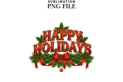 Merry Christmas png design for T-shirts Product Image 1