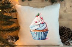 Christmas Cupcake Clipart, Christmas Clipart Product Image 4