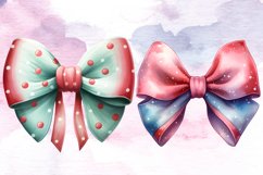 Christmas Tie Bow Sublimation Clipart, Christmas Tie Bow Product Image 5