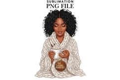 Christmas motivational women png design for T-shirts Product Image 1