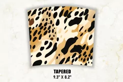 Leopard Print Tumbler Wrap | Tumbler Wrap Sublimation Product Image 4