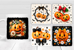 Halloween Mug Bundle. Halloween Mug Sublimation Product Image 5