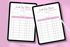 Clean Modern Digital Work Planner Template Canva Minimal Product Image 4