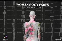Procreate Body Parts Brushes Bundle | Stamps | Brush Set Product Image 4