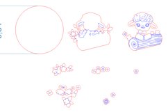 Sheep SVG laser cut file for Glowforge Product Image 4