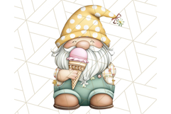 Summer Garden Gnomes Clipart PNG, Summer Country Gnomes Png Product Image 4