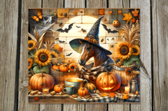 Halloween horse | 4 Skinny tumbler sublimation designs Product Image 4