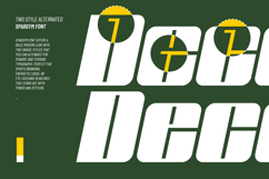 Spargym - Bold &amp; Modern Italic Geometric Display Font Product Image 4