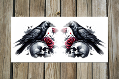 Gothic Halloween | 4 skulls Sublimation Mug designs PLUS Product Image 4