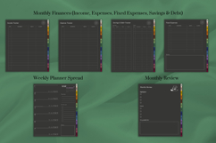 Ultimate 2026 Digital Planner Bundle | Dark Mode Product Image 4