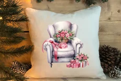 Pink Tis The Season Christmas Sublimation, Christmas Clipart Product Image 4