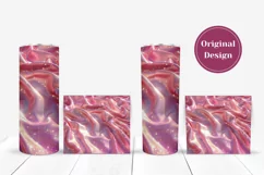 Liquid Waves Tumbler Template, Pink Glitter Tumbler Designs Product Image 4