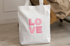 Cute Layered &quot;LOVE&quot; Block Font SVG/PNG/Canva Template Product Image 4