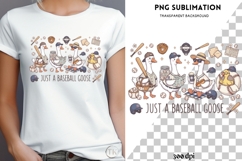 Baseball goose png design for T-shirts Product Image 4