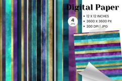 Stripe Pattern Background Gift Wrap Wallpaper Digital Paper Product Image 1