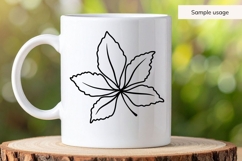 Hand Drawn Autumn Leaf SVG Product Image 4