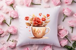 Watercolor Valentines Day Clipart, Christmas Clipart Product Image 4