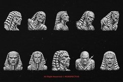 10 Bundle Dark Art Ancient Egypt Mummy Necromancer Product Image 6