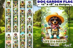 Dog Garden flag sublimation bundle, funny garden sayings PNG Product Image 5
