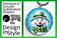 Diverse Style Christmas Ornament Circle Sublimates Product Image 1