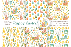 Happy Easter watercolor set. Easter traditions. Product Image 4