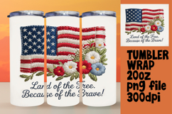 PLAYFUL PNG for 20oz Tumbler , Patriotic Product Image 1