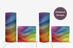 Colorful Tumbler Sublimation, Liquid Tumbler Wrap Designs Product Image 4