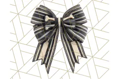 Halloween Bow Clipart, Bright Holiday Ribbon PNG Product Image 4